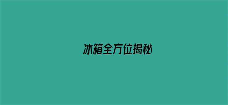 冰箱全方位揭秘